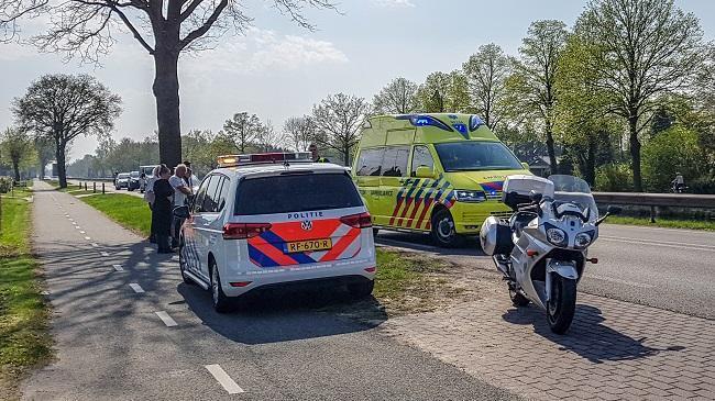 Motorrijder komt ten val op N371 tussen Assen en Bovensmilde