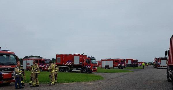 Luchthaven Groningen Airport Eelde oefent vliegramp