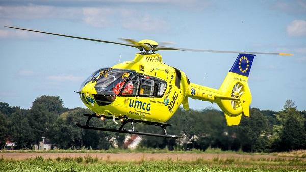 Traumaheli ingezet voor onwel geworden fietser