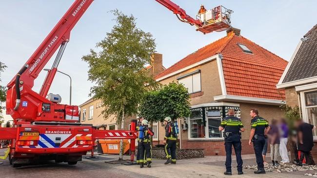 Schoorsteenbrand Assen-oost