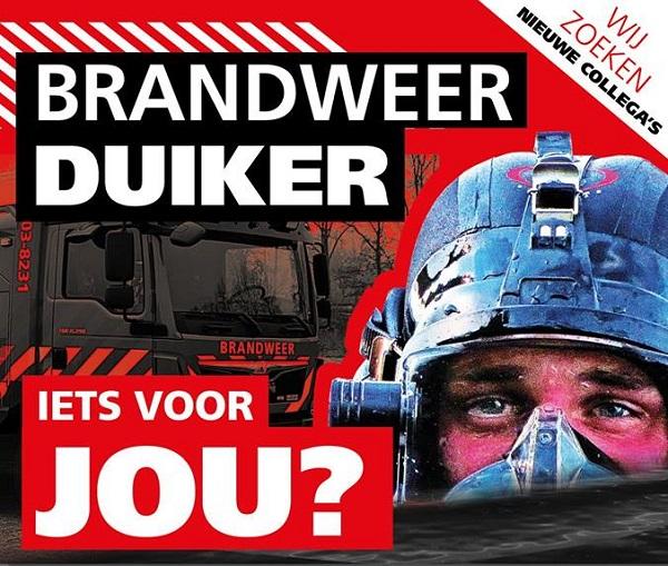 Brandweer Assen-West zoekt duikers