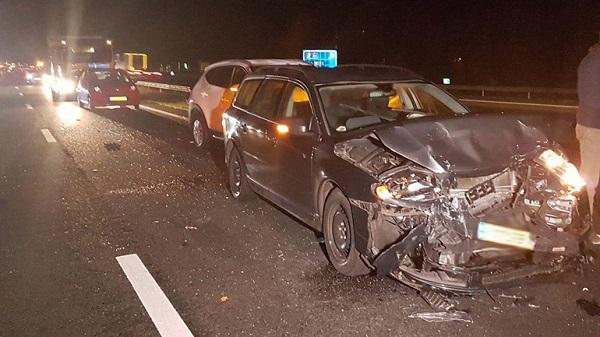 Verkeer op de A28 rijdt weer na botsing met 5 autoÂ´s