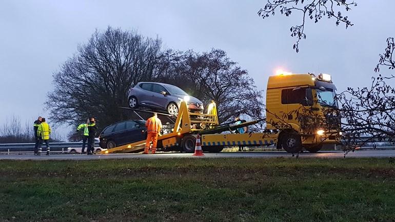 Opnieuw chaos op A28 door meerdere ongevallen in korte tijd