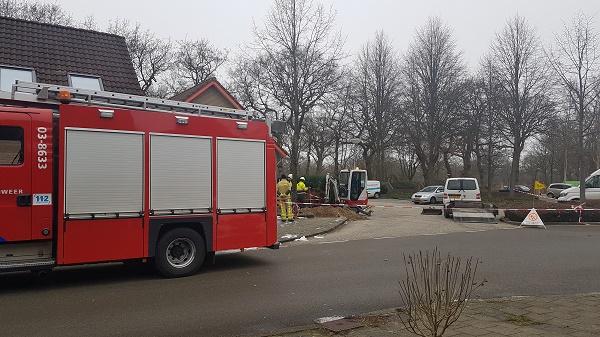 Straat en huizen uren lang ontruimt wegens gaslek