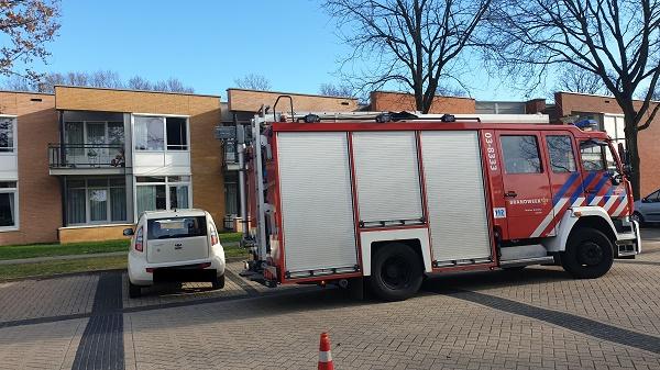 Brandweer naar melding woningbrand in verzorgingstehuis 