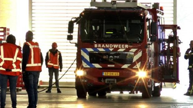 Brand bij bedrijf in Beilen (Video)