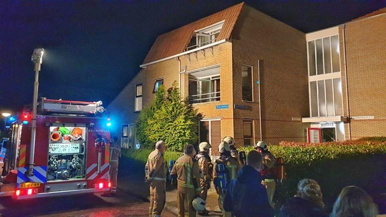 Bewoner gewond na brand in keuken