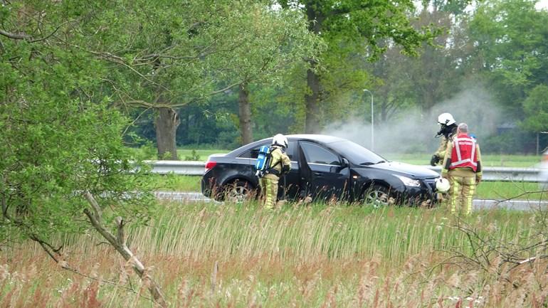 File op A28 door autobrand