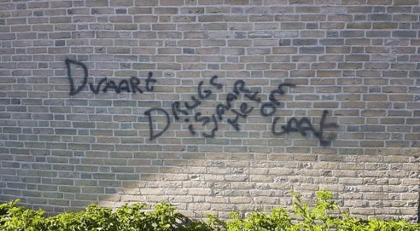 Gereformeerd kerkelijk centrum slachtoffer van graffiti 