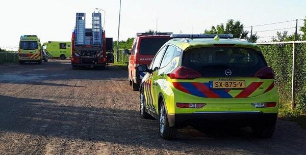 Traumahelikopter ingezet voor zwaar gewonde motorcrosser (19)