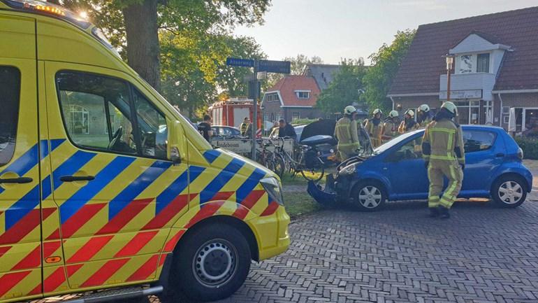 Veel schade na ongeval op kruising in Loon