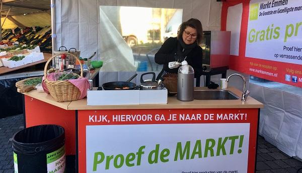 Vrijdag 100 kramen tijdens markt in centrum Emmen