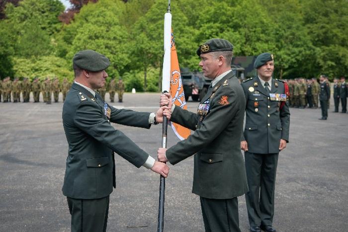 Commando overdracht bij 11 Pantsergeniebataljon