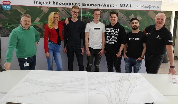 Knooppunt Emmen-West lesmateriaal voor maquette Drenthe College