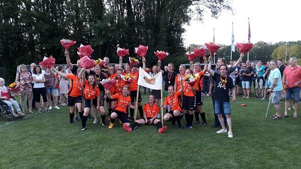 Vrouwen 1 ST Beilen/FIT Boys pakt de beker