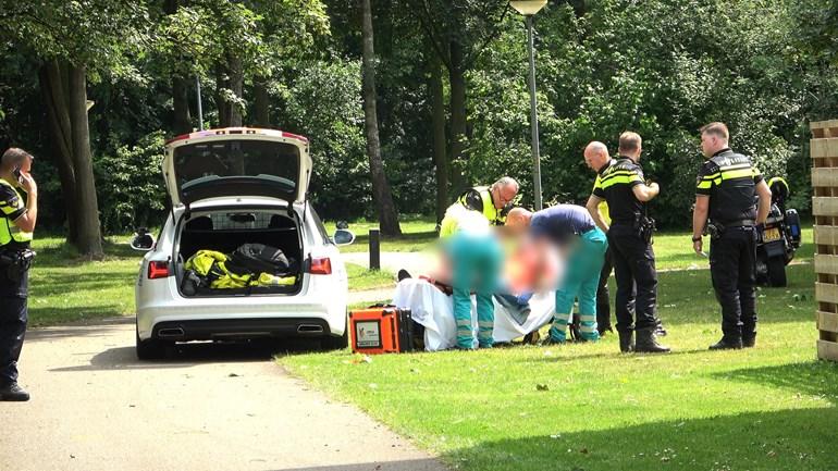 Man gewond na lange achtervolging (Video)