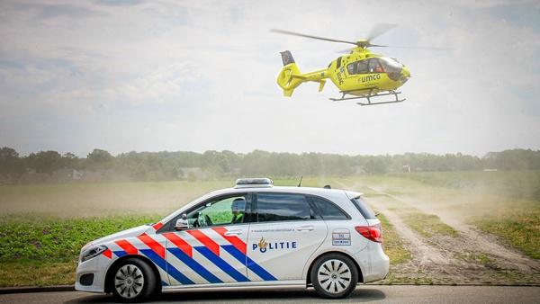 Traumahelikopter ingezet voor medisch noodgeval in Exloo
