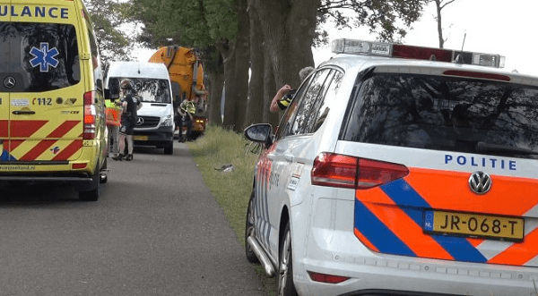 Wielrenner gewond na ongeval met trekker