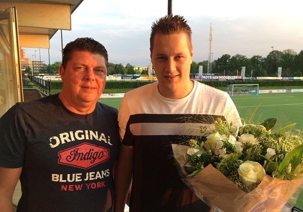 Honderdste wedstrijd Raymond Zwiers voor VV Hoogeveen