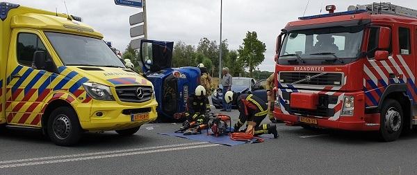 Afrit A28 Eelde uren dicht vanwege ernstig ongeval