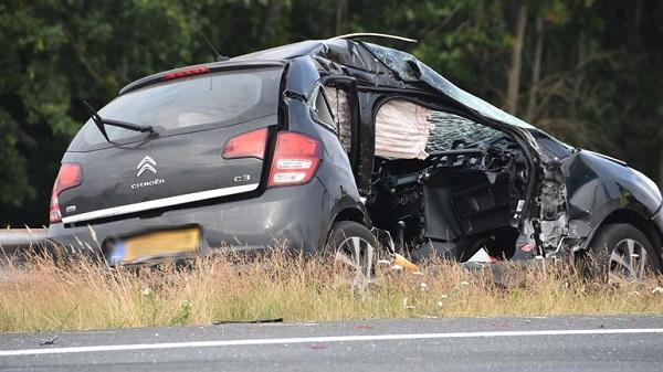 Ongeval A28 tussen Hoogeveen en De Wijk zorgt voor lange file