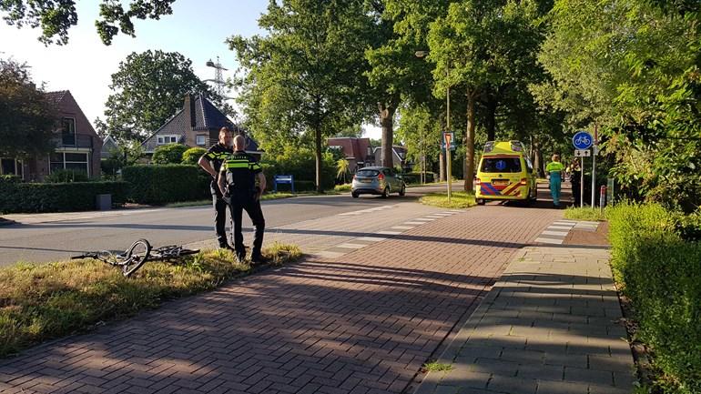 Fietser gewond na botsing met scooter in Meppel