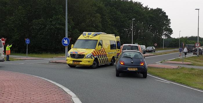 Ongeval op afrit N33 Rolde