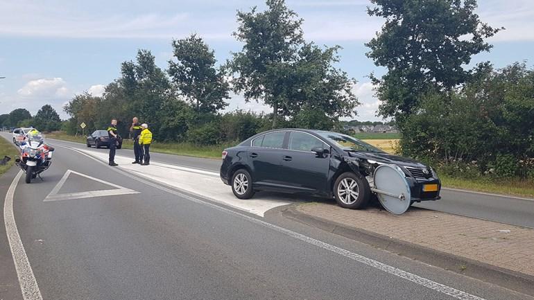 Motorrijder gewond na ongeval met auto