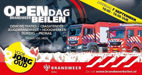 Zaterdag 7 September open dag brandweer Beilen