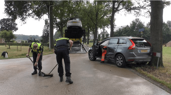 Vier gewonden bij ongeval op kruising