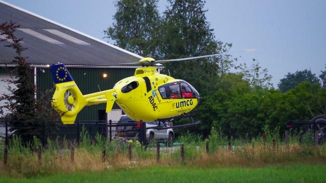 Traumahelikopter ingezet voor allergische reactie