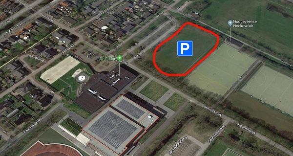 Informatie voor parkeren bij Offerein voetbaltoernooi