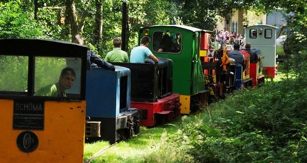 24 en 25 augustus Locomotievenparade bij het Smalspoormuseum Erica