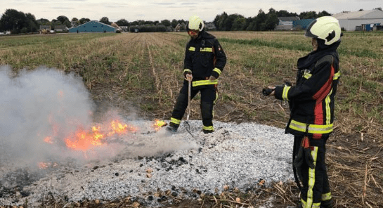 Brandweer Smilde rukt uit voor buitenbrand