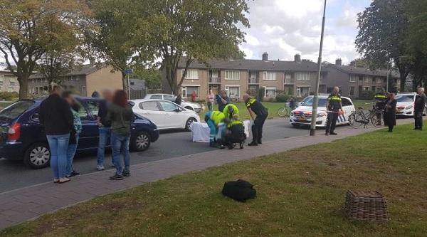 Scholier gewond na harde botsing met auto