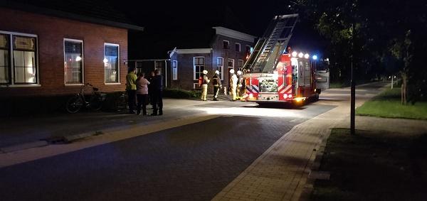 Groot alarm vanwege zolderbrand; Brandweer weet erger te voorkomen