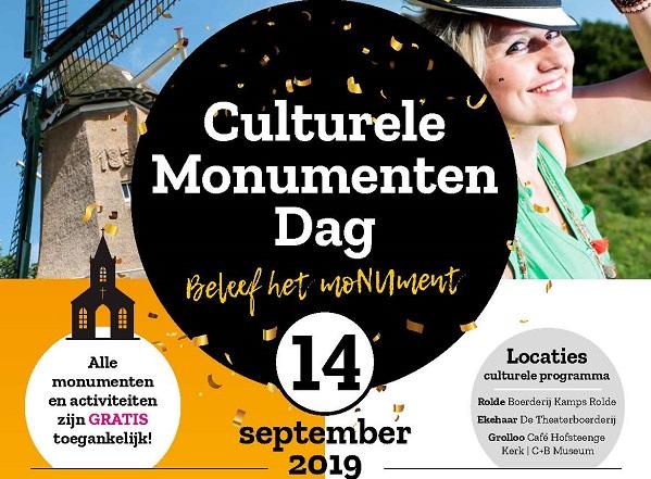 Culturele Monumentendag Aa en Hunze: 15 monumenten openen hun deuren