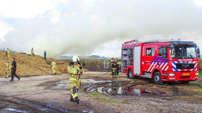 Forse rookontwikkeling door brand in strobult