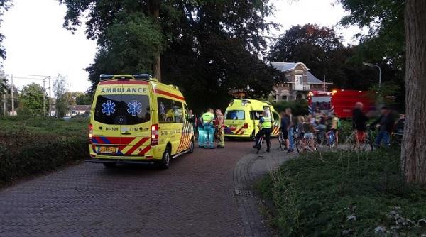 Partytent in brand door gasfles; Twee gewonden