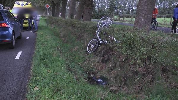 Fietser gewond na forse botsing met auto