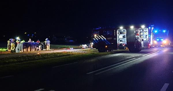 Traumahelikopter ingezet voor ongeval met ernstig gewonde (video)