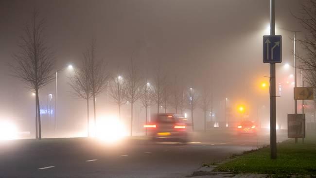 KNMI: code geel voor dichte mist tot vanavond laat