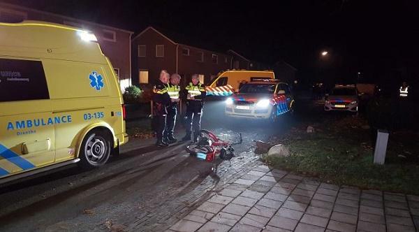 Bestuurder ernstig gewond bij ongeval met brommer