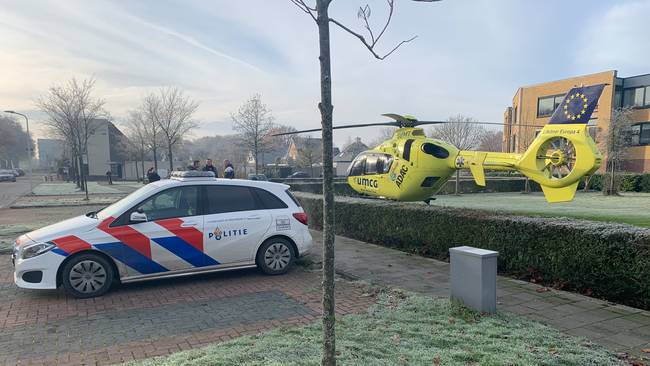Traumahelikopter landt voor assistentie in Hoogeveen