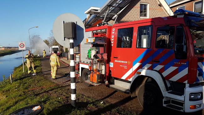 Gaslekkage tijdens werkzaamheden in Smilde