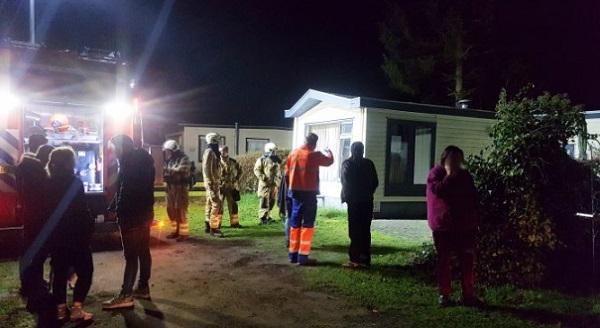 Brand in meterkast van chalet op camping in Anloo