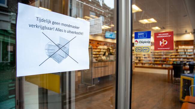 Mondkapjes al op veel plaatsen uitverkocht: ook in Drenthe