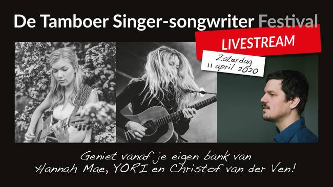 Live optredens van Hannah Mae, YORI en Christof van der Ven