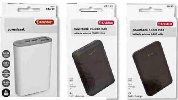 Kruidvat waarschuwt voor exploderende powerbanks