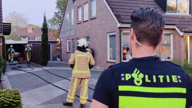 Brand in keuken van woning (Video)